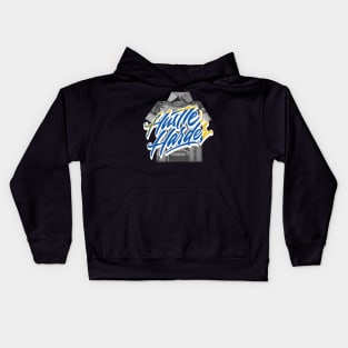 Hustle Harder Laney Sneaker Retro Kids Hoodie